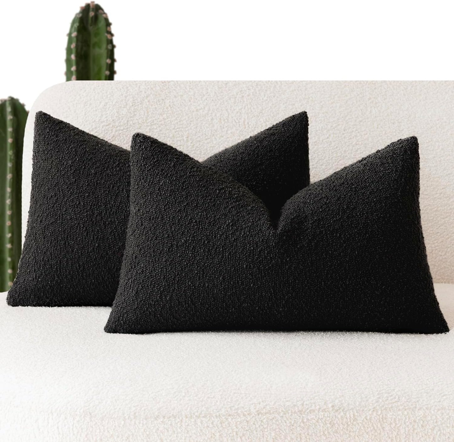 Decorative Boucle Throw Pillow Covers – Timeless Textured Elegance for Every Space