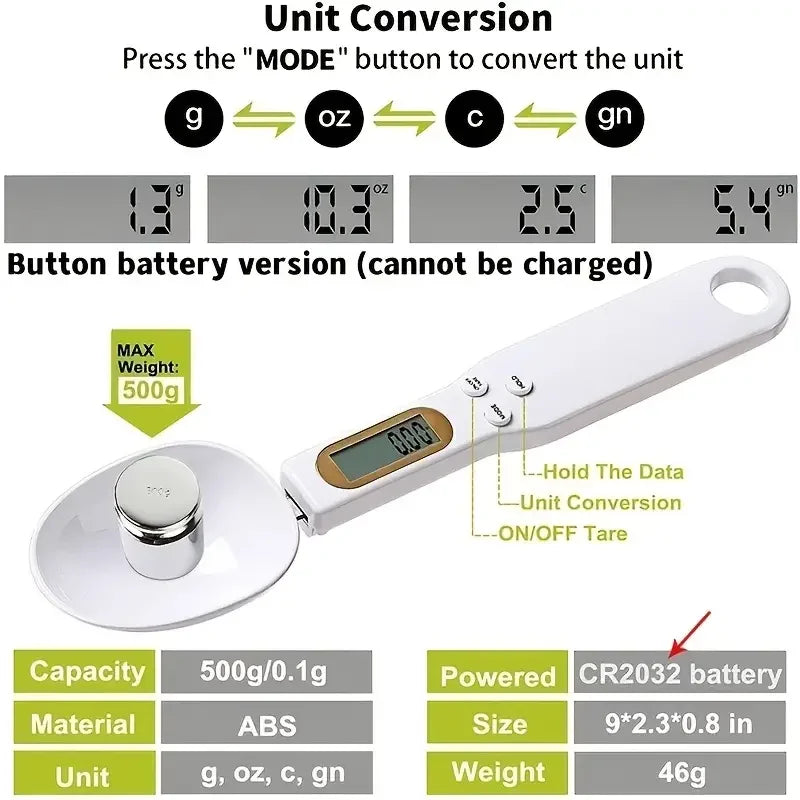 LCD Digital Electronic Measuring Food Scale Tool for Milk Coffee Scale