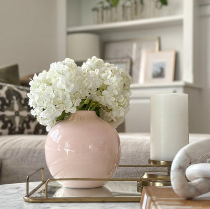 Elegant Modern Porcelain Vase – Glossy Ceramic Vase for Flowers & Home Decor