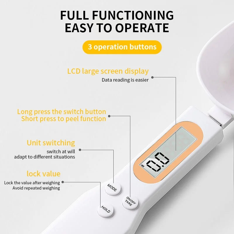 LCD Digital Electronic Measuring Food Scale Tool for Milk Coffee Scale