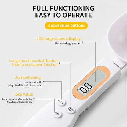 LCD Digital Electronic Measuring Food Scale Tool for Milk Coffee Scale