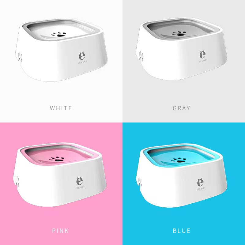 Non-Spill Floating Dog Water Bowl – Anti-Wet Mouth and Mess-Free Design for Pets