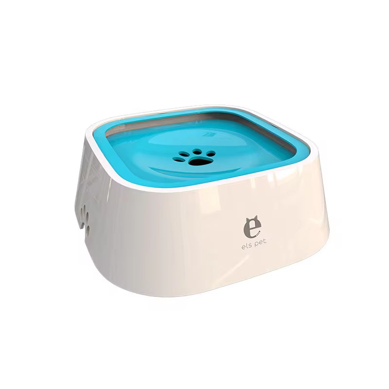 Non-Spill Floating Dog Water Bowl – Anti-Wet Mouth and Mess-Free Design for Pets