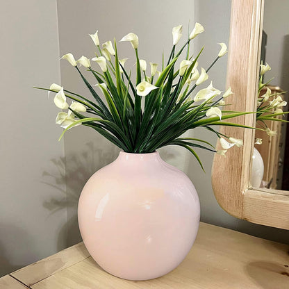 Elegant Modern Porcelain Vase – Glossy Ceramic Vase for Flowers & Home Decor