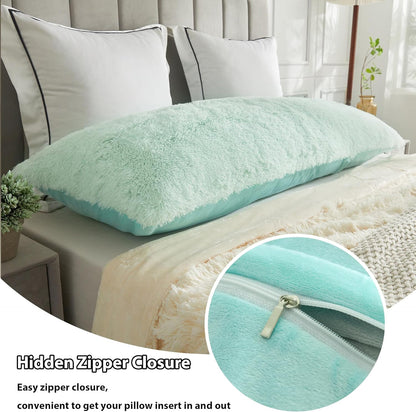 Plush Faux Fur Body Pillow Cover – Cozy and Stylish Pillowcase