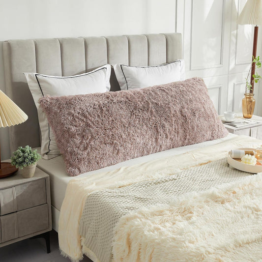Plush Faux Fur Body Pillow Cover – Cozy and Stylish Pillowcase