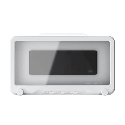 Waterproof Wall-Mounted Bathroom Phone Holder - Touch Screen, White Mobile Phone Case