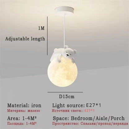 Cartoon Animal LED Chandelier – Enchanting Pendant Light for Kids' Rooms & Cozy Spaces!